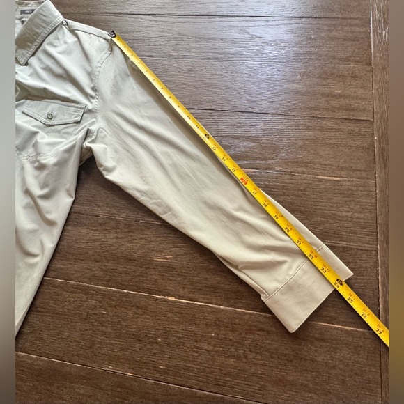 Eddie Bauer Women's Olive Button Down Shirt - Picture 12 of 15